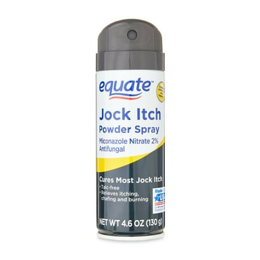 Equate Jock Itch Relief Powder Spray Miconazole Nitrate 2% Antifungal, 4.6 oz, Compare to Lotrimin® AF Active Ingredient