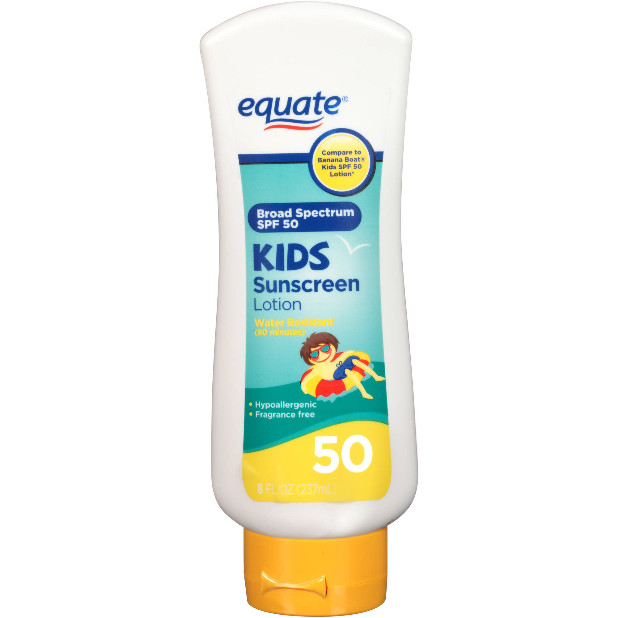 Equate Kids Sunscreen Lotion, SPF 50, 8 fl oz - image 1 of 3