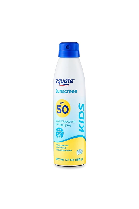 Kids Sunscreen Spray, SPF 50, 5.5 oz