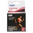thumbnail image 1 of Equate Kinesiology Tape, Black, 20 Pre-Cut Strips, 1 of 7