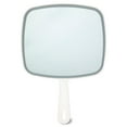 Equate Large Hand Face Mirror, White