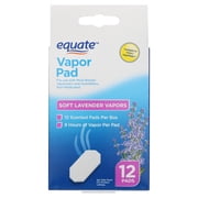 Equate Soft Lavender Vapor Pads, 12 Count