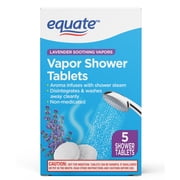 Equate Lavender Vapor Shower Tablets with Essential Oils - 5 Count