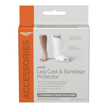 Equate Leg Cast Protector, Small, Child or Small Adult, 1 Pair