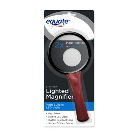 Equate Lighted Magnifier with Built-In LED Light