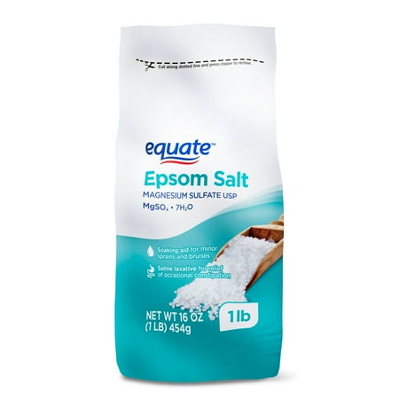 Equate Magnesium Sulfate USP, Epsom Salt, 16 oz