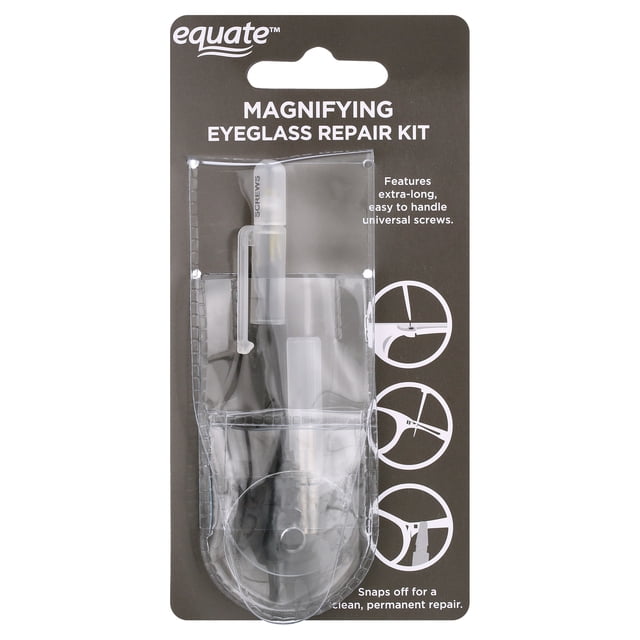 Equate Magnifying Eyeglass Kit with Metal Screws, Screwdriver ...