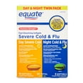 thumbnail image 1 of Equate Maximum Strength Daytime & Nighttime Severe Cold and Flu Relief Caplets Combo Pack, 24 Count, Compare to Mucinex® FAST-MAX® Day Severe Cold and Night Severe Cold & Flu Active Ingredients, 1 of 8