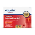 thumbnail image 1 of Equate Sinus PE Phenylephrine HCl Tablets, 10 mg, Maximum Strength Nasal Decongestant, 24 ct, 1 of 2