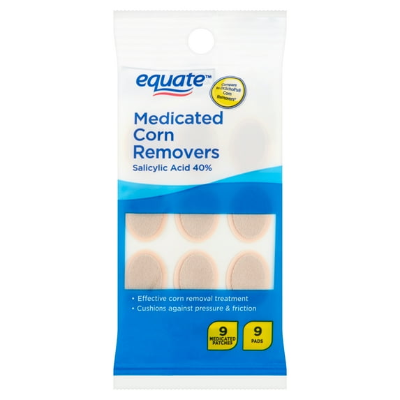 Equate Medicated Corn Removers, 9 Count, Compare to Dr Scholl's® Corn Removers