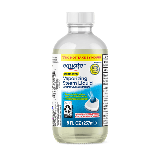 Equate Medicated Vaporizing Steam Liquid for Vaporizer, Sinus & Allergy
