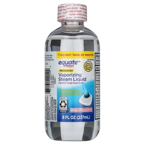 Equate Medicated Vaporizing Steam Liquid, 8 fl oz