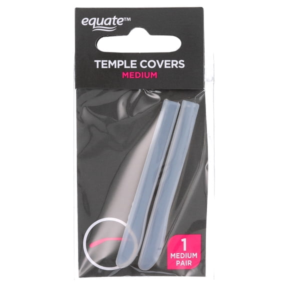 Equate Medium Silicone Temple Covers, 1 Pair, Eyeglass Repair