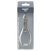 Equate Men's Comfort Grip Toenail Nipper with Safety Lock for Nail Care of Thicker & Harder Nails