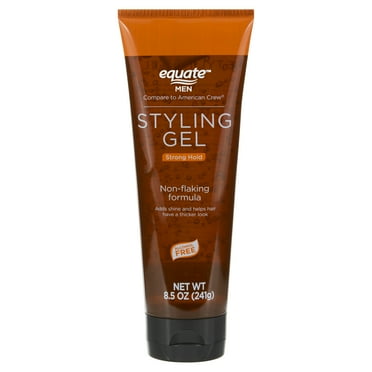 Equate Men Styling Gel for Strong Hold and Shine with Non-flaking Formula, 8.5 oz, Compare to American Crew®