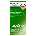 thumbnail image 1 of Equate Miconazole 3 Day Combination Pack with Suppositories & Cream, 2.5 g each + 9g tube, Compare to Monistat® 3 Active Ingredients, 1 of 8