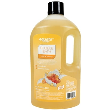 Equate Bubble Bath, Milk & Honey, 64 fl oz