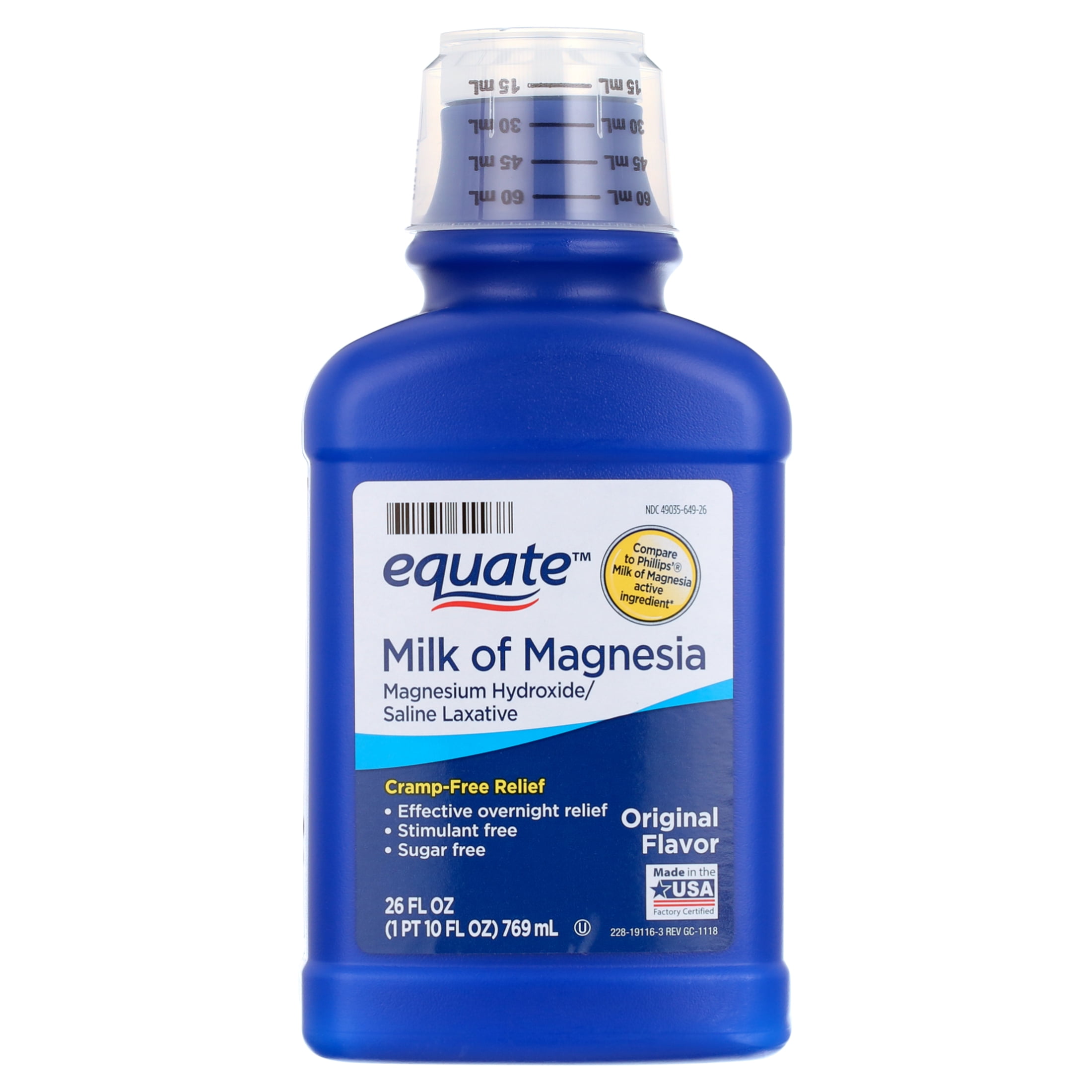 Milk of Magnesia Regular Teva 500 mL - CTC Health
