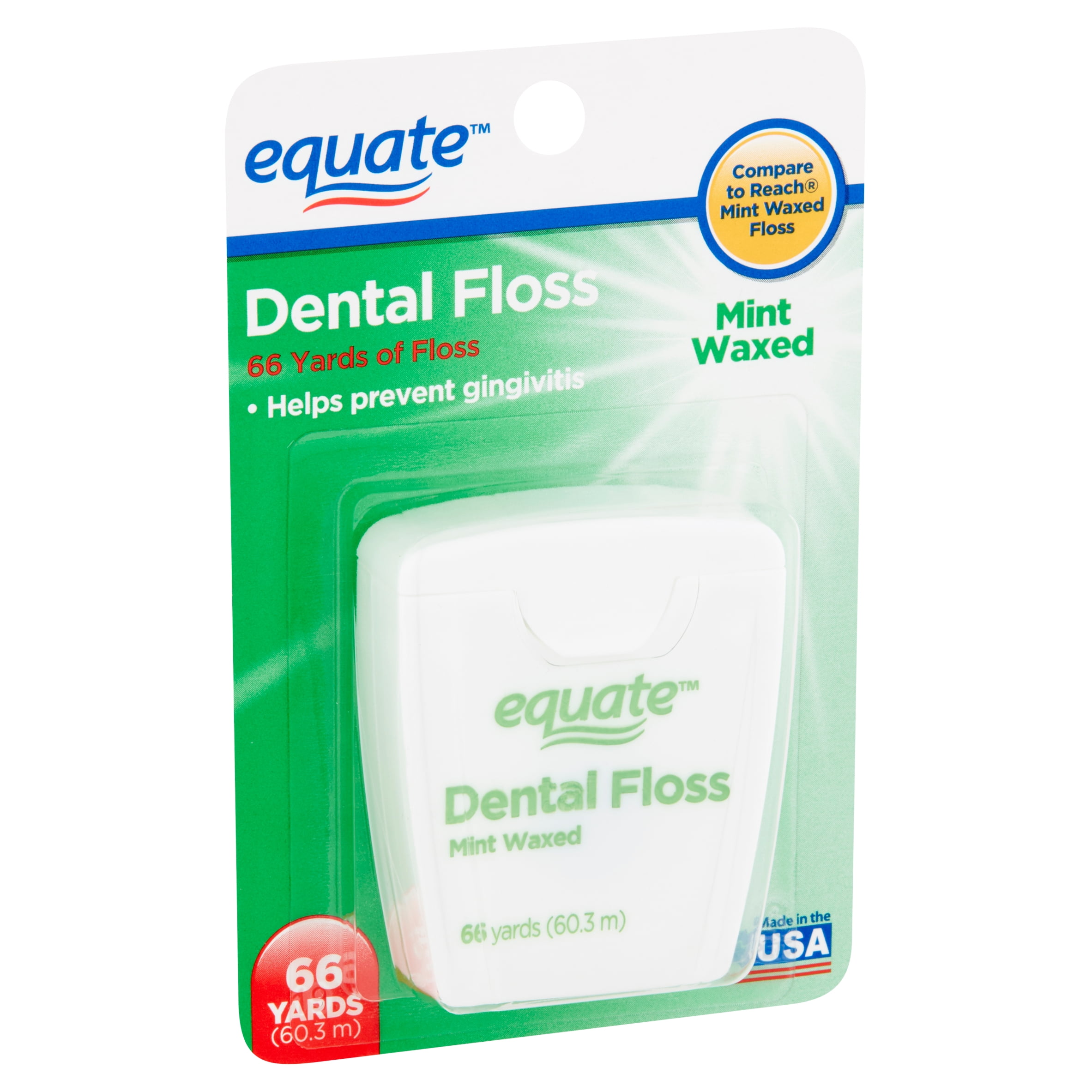 Equate Mint Waxed Dental Floss
