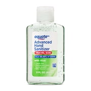 Equate Advanced Hand Sanitizer with Aloe, Travel Size, 3 fl oz