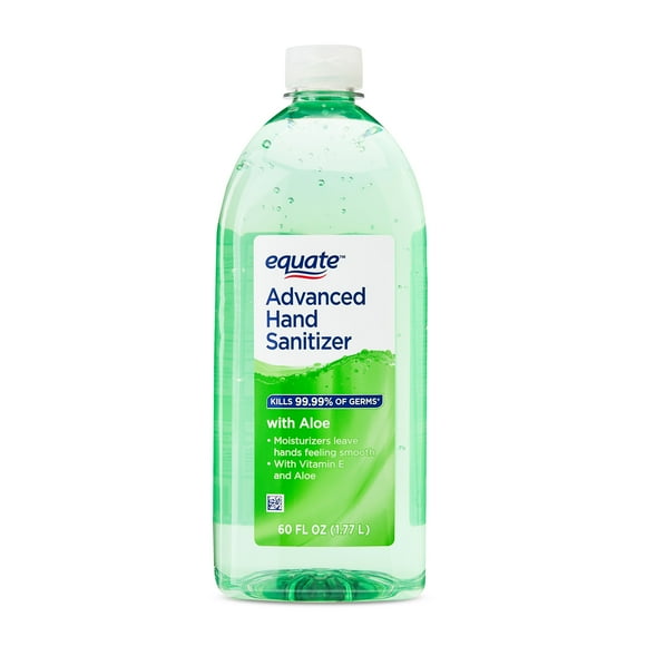 Equate Moisturizing Hand Sanitizer, with Aloe, 60 oz