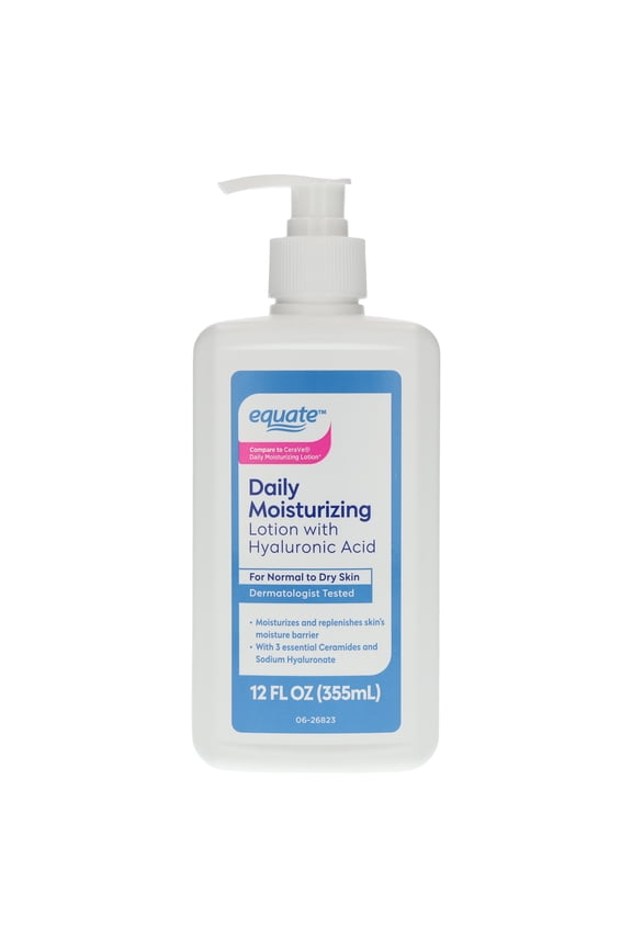 Daily Moisturizing Lotion with Hyaluronic Acid, 12 fl oz