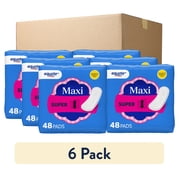 Equate Multi Channel Maxi Pads, Super, Unscented, Compare to Stayfree  Maxi 288 Count
