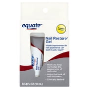 Equate Nail Restore Fungal Formula Portable Bitter 1 Piece Toenail Treatment Liquid Set with Propylene Glycol, 0.34 fl oz Box