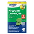 thumbnail image 1 of Equate Nicotine Lozenges 4 mg, Mint Flavor, 168 Count – Stop Smoking Aid, 1 of 9