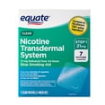 thumbnail image 1 of Equate Nicotine Transdermal System Step 1 Clear Patches, 21 mg, 7 Count, Compare to Nicoderm® CQ® Active Ingredient, 1 of 8
