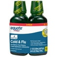 thumbnail image 1 of Equate Nighttime Cold and Flu Relief Liquid, Original Flavor, 24 fl oz (2x12 fl oz), Compare to Vicks® Nyquil® Cold & Flu Active Ingredients, 1 of 9