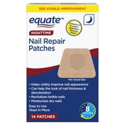 Equate Nighttime Repair Nail Patches, 14 Count, Compare to Kerasal  Nighttime Renewal Patch