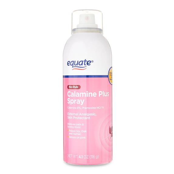 Equate No-Rub Calamine Plus Spray, 4.1 oz