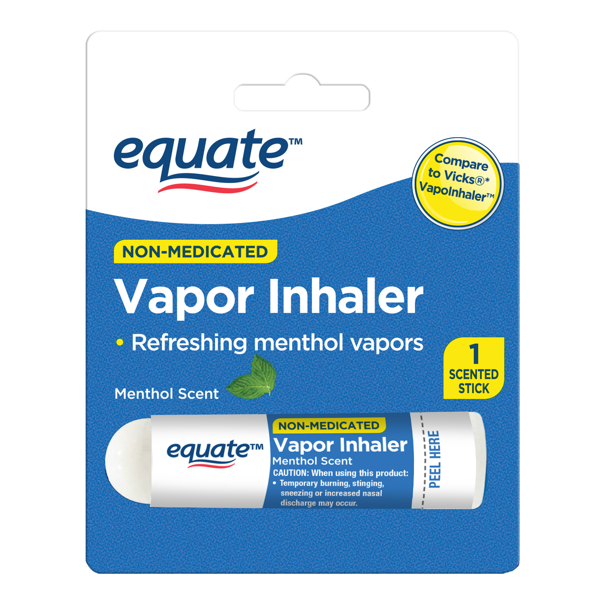Brandclub Equate Non Medicated Vapor Inhaler Stick Menthol Scent 1 Brandclub Equate Non Medicated Vapor Inhaler Stick Menthol Scent 1