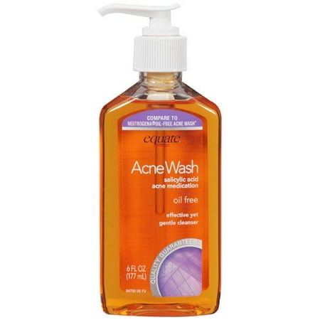 Equate Oil Free Acne Wash, 6 Fl. Oz.