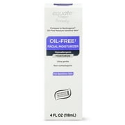 Equate Oil-Free Facial Moisturizer for Face Care of Sensitive Skin, Fragrance Free, 4 fl oz, Compare to Neutrogena® Oil-Free Moisture Sensitive Skin