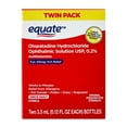 thumbnail image 1 of Equate Eye Allergy Itch Relief, Olopatadine HCL 0.2%, 3.5mL, Twin Pack, 1 of 8