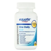 Equate One Daily Men's Multivitamin/Multimineral Supplement Tablets, 200 Count, Compare to One a Day® Men's