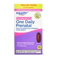 thumbnail interactive-video image 1 of Equate One Daily Prenatal Softgels Multivitamin/Multimineral Supplement, Value Pack, 60 Count, Compare to One A Day® Women’s Prenatal 1, 1 of 9