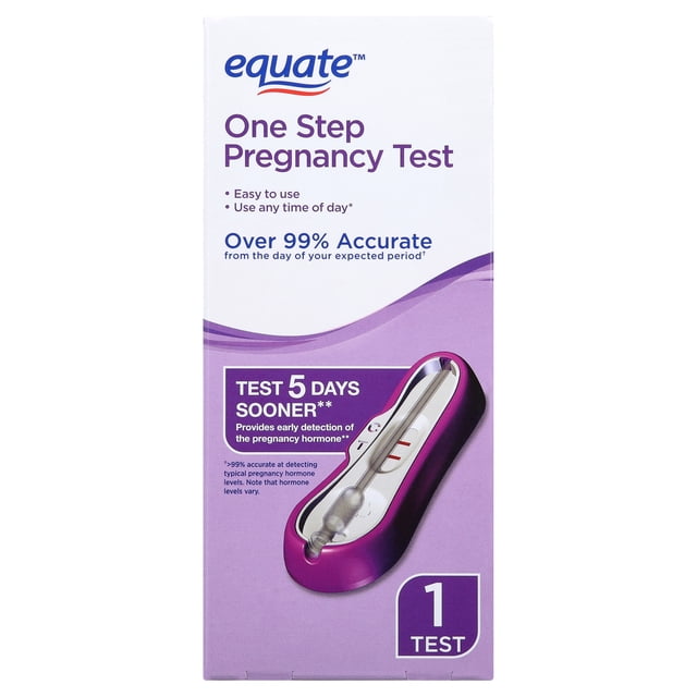 Equate One Step Pregnancy Test, 5 Days Sooner - Walmart Business Supplies