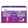 thumbnail image 1 of Equate Options Incontinence Pads for Women, Maximum, Long, 64 Ct, 1 of 2