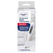 Equate Digital Thermometer – Oral, Rectal, or Underarm, 30-Second Reading