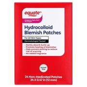 Equate Hydrocolloid Blemish Patches, 24 Count