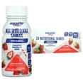 thumbnail interactive-video image 1 of Equate Original Nutritional Shake, Strawberry, 8 fl oz, 24 Count, 1 of 11