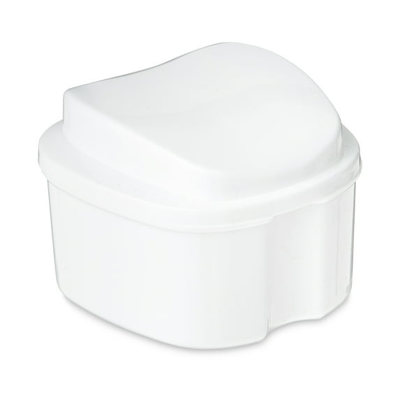 Equate Ortho-Dental Bath Container for Dentures Retainers and Mouth Guards