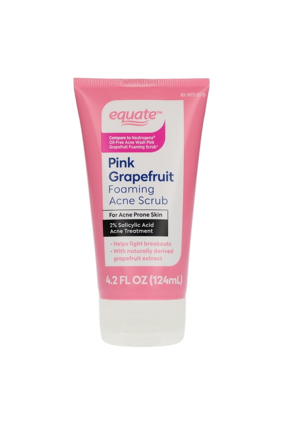 Pink Grapefruit Foaming Acne Scrub, 4.2 fl oz