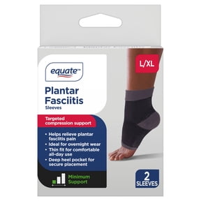 Equate L/XL Plantar Fasciitis Relief Sleeves, 2 Count