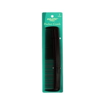Equate Pocket Comb for Everyday Use on Short Hair, Black