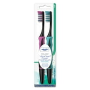 Equate Polaris Deep Cleaning VibraClean Power Vibrating Toothbrush, Soft Bristles, Color May Vary (2 Count), Compare to Oral-B® Pulsar®