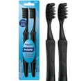 Equate Polaris Deep Cleaning VibraClean Toothbrush with Charcoal Bristles, Deep Cleaning Soft